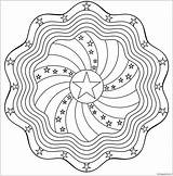 Pages Mandala Coloring Color sketch template