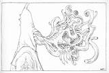 Moebius Trippy Coloring Pages Desert Days Excerpt sketch template