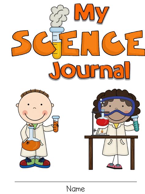 science journal printable cover     printablee