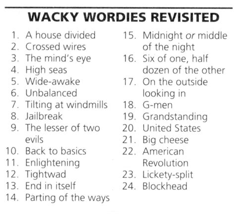 wackie wordies  word brain games logic puzzles brain teasers