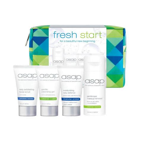 asap fresh start skin set pack clear skin solutions