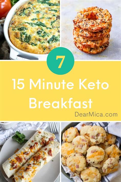 minute keto breakfast recipes dear mica