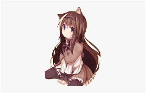 Neko Anime Girl In Cat Hoodie