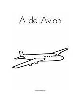 Avion Coloring Change Template sketch template