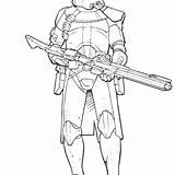 Clone Wars Star Coloring Pages Drawing Troopers Trooper Getcolorings Color Printable Getdrawings sketch template