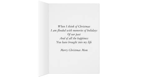 christmas card  mother zazzle