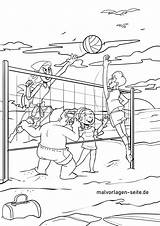 Malvorlage Ausmalbilder Spielen Malvorlagen Großformat öffnen Grafik Beachvolleyball Ausmalen sketch template