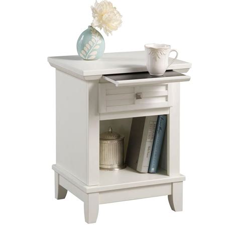 home styles arts  crafts  drawer white nightstand