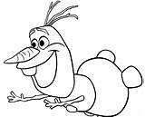 Frozen Coloring Pages Disney Olaf Characters Gif sketch template