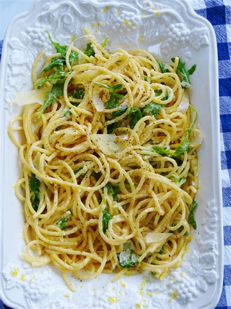 Lemon Pasta With Arugula Proud Italian Cook
