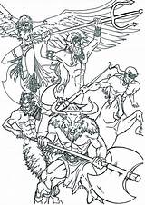 Greek Coloring Pages Mythology Gods Goddess Goddesses Printable Drawing Myth God Book Sheets Gilgamesh Athena Color Getcolorings Mythological Poseidon Getdrawings sketch template