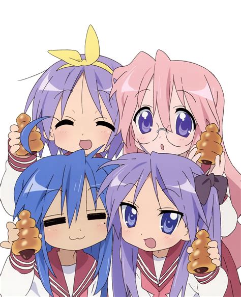 Lucky Star Hiiragi Kagami Hiiragi Tsukasa Izumi Konata Takara Miyuki