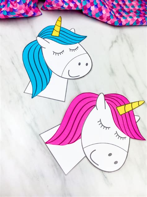paper unicorn craft