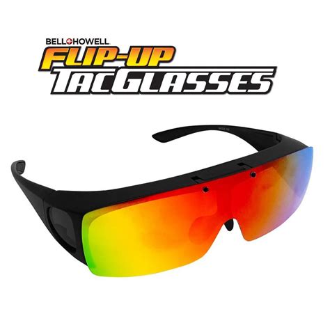 Bell Howell Tac Flip Up Polarized Sports Sunglasses 2272 The Home Depot
