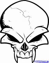 Skull Simple Drawing Clipart Drawings Easy Graffiti Draw Skulls Designs Tattoo Library sketch template