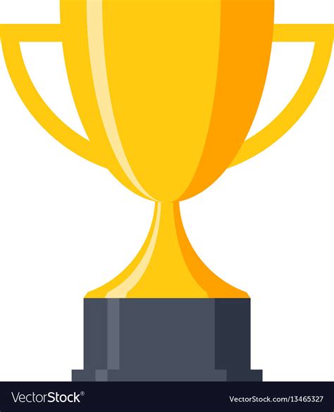 trophy cup icon royalty  vector image vectorstock
