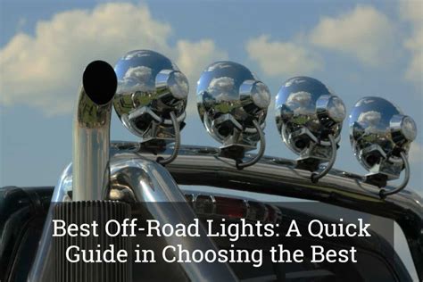 road lights  quick guide  choosing   update