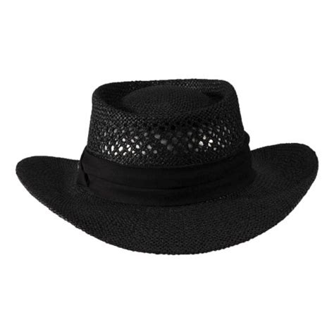 Black Straw Hats Tag Hats