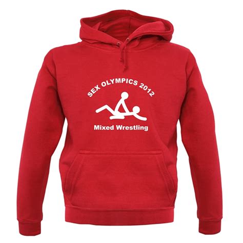 sex olympics mixed wrestling hoodie by chargrilled