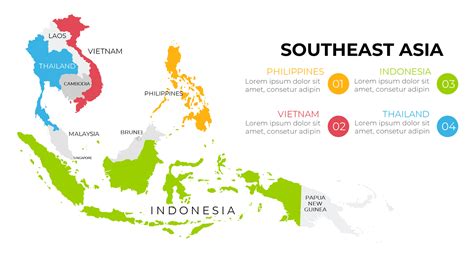 south east asia infographic resume sample