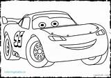Coloring Mcqueen Lightning Pages Lighting Print Printable Colouring Car Drawing Color Kids Side Getcolorings Getdrawings Popular sketch template