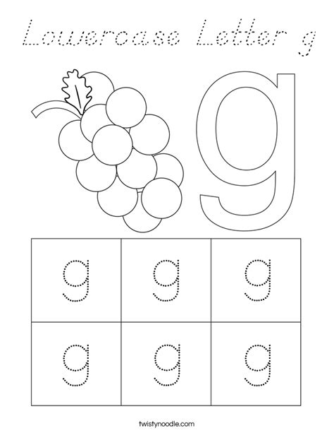 lowercase letter  coloring page dnealian twisty noodle