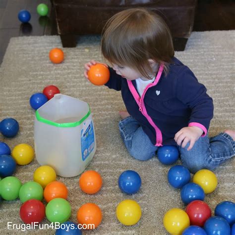ball games  kids ideas  active play indoors frugal fun  boys  girls
