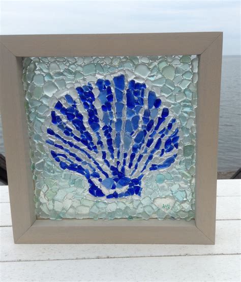 Sea Glass Art Beautiful Crafts And Mosaic Inspiration
