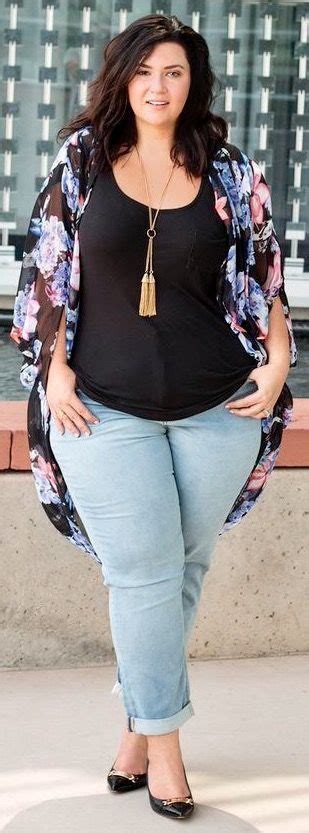 nice and decorative curvy fashion plus size model plus size outfits