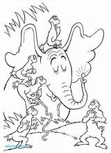 Horton Hears Who Coloring Getcolorings sketch template
