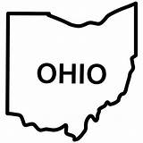 Ohio Outline State Clipart Decal Sticker Grey Charcoal Inch Amazon Colors Available Clipground Red Cliparts Clipartmag Stickers Wall sketch template