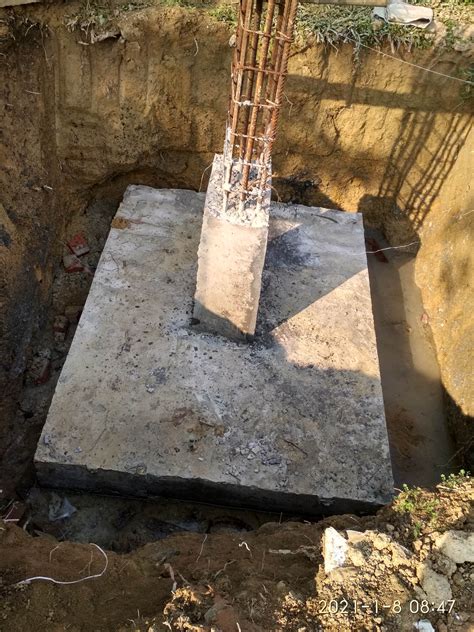 column head footing pedestal feet foundation