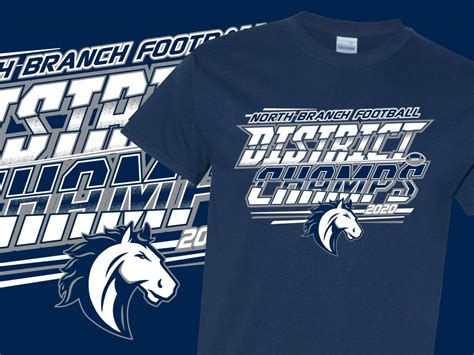 north branch football district champions  grasel graphics