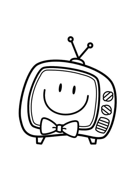 tv coloring pages