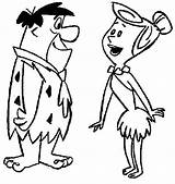 Fred Flintstones Wilma Feuerstein Flinstone Malvorlage Kleurplaat Kolorowanki Flinstonowie Coloriages Flinstones Gifs Animierte Desene Dzieci Ausmalbild Clopotel sketch template