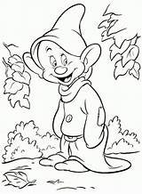 Snow Dopey sketch template