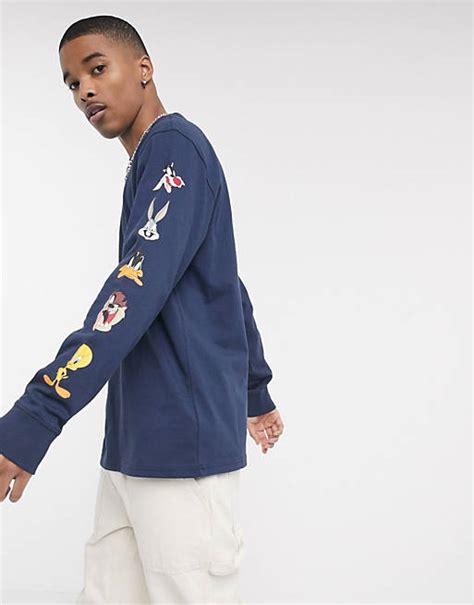 Tommy Jeans X Looney Tunes Capsule Characters Sleeve Print Long Sleeve