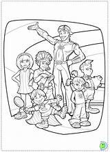 Lazy Colorear Lazytown Dinokids Personagens sketch template