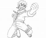 Fox Coloring Pages Anime Getcolorings Naruto Announcing sketch template
