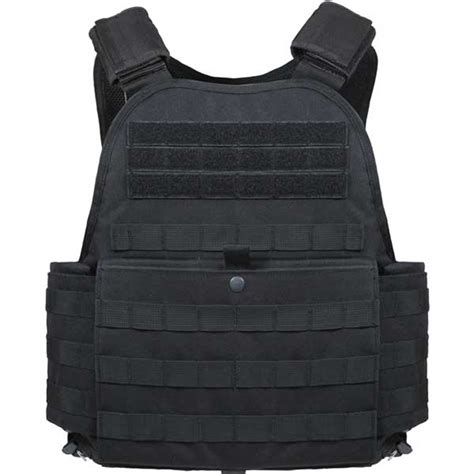black molle plate carrier tactical vest