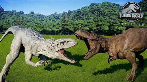 Jurassic World T Rex Vs Indominus