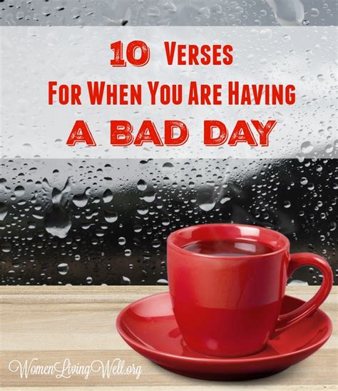 verses       bad day women living
