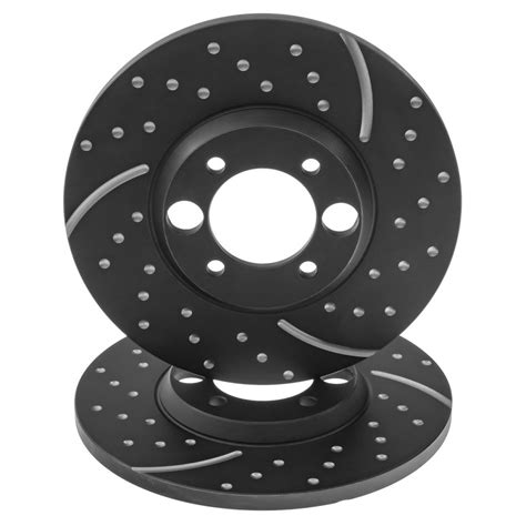 brake discs rear grooved  dimpled solid disc ebc