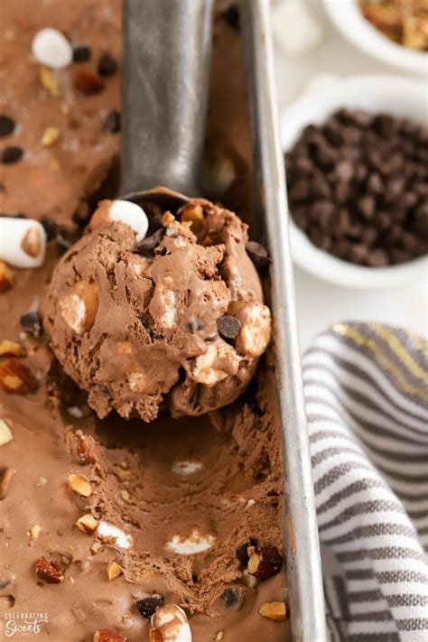 rocky road ice cream fully loaded  easy celebrating sweets