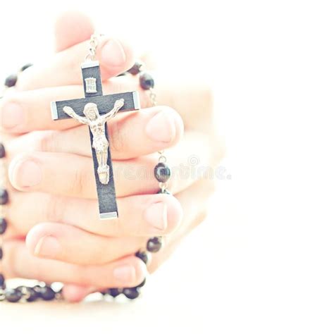 Praying Hands With Rosary Praying Hands With Catholic