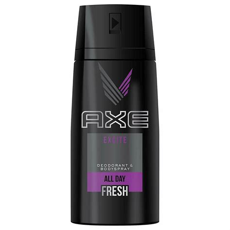 axe excite mens deodorant body spray ml  oz walmartcom