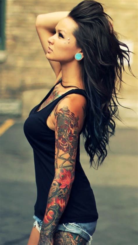 Girl Sleeve Tattoos The Iphone Wallpapers
