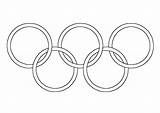 Olympic Coloring Rings sketch template
