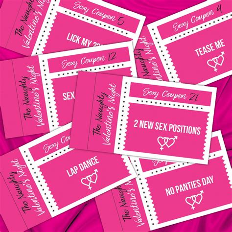 the naughty valentine s night 30 coupons printable woman