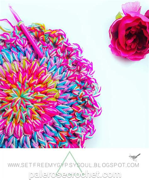 pale rose crochet stash busting crochet doily rug  diy unicorn yarn